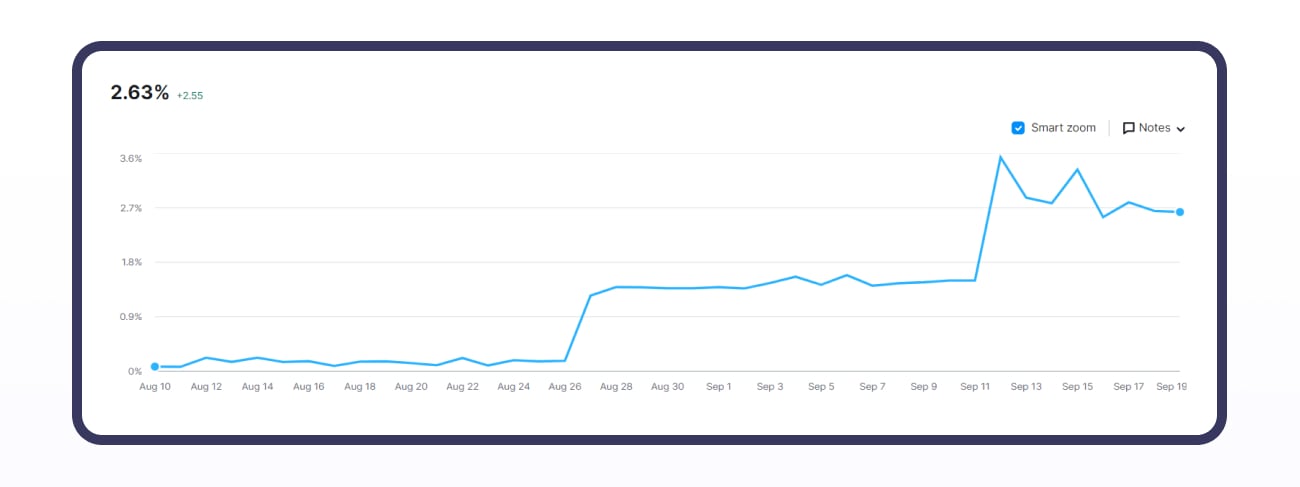 seo case study - widoczność strony